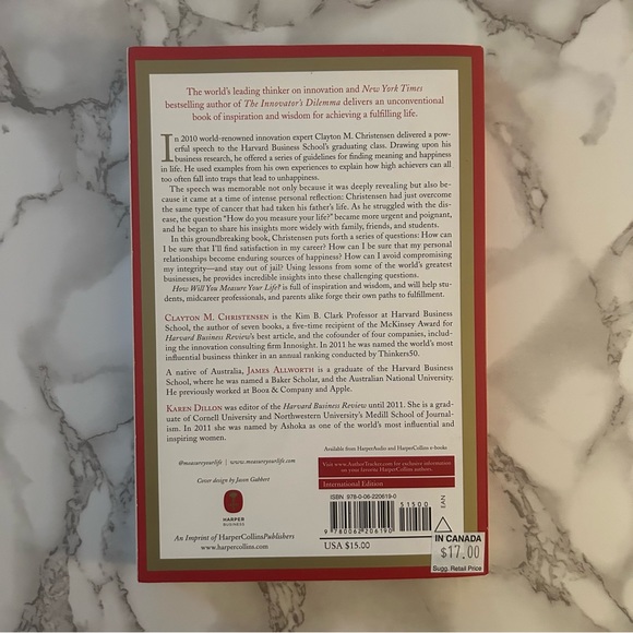 NEW How Will You Measure Your Life? Book by Clayton M. Christensen - Picture 4 of 4